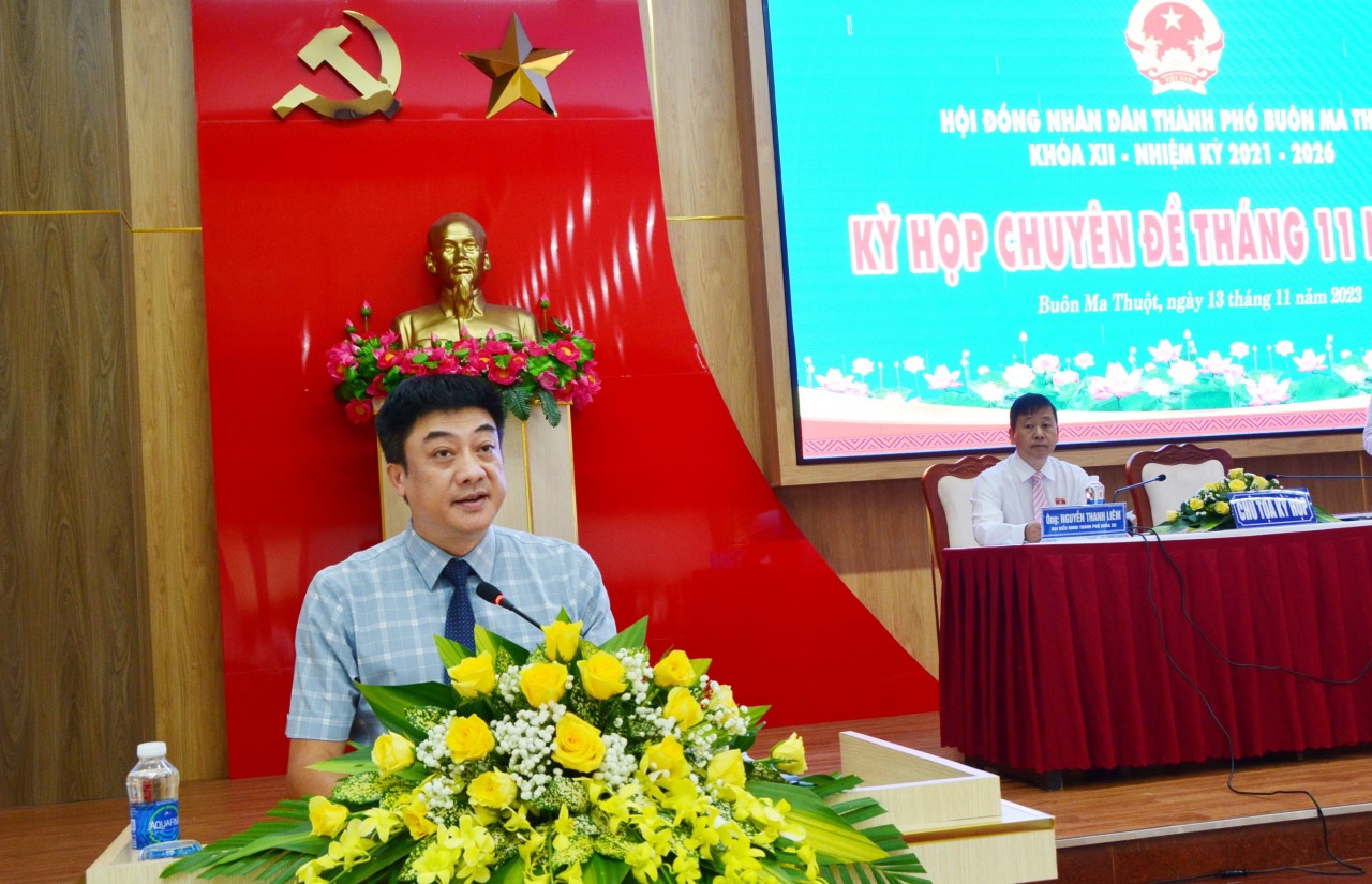 Thông qua 3 Nghị quyết quan trọng tại Kỳ họp chuyên đề HĐND TP. Buôn Ma Thuột
